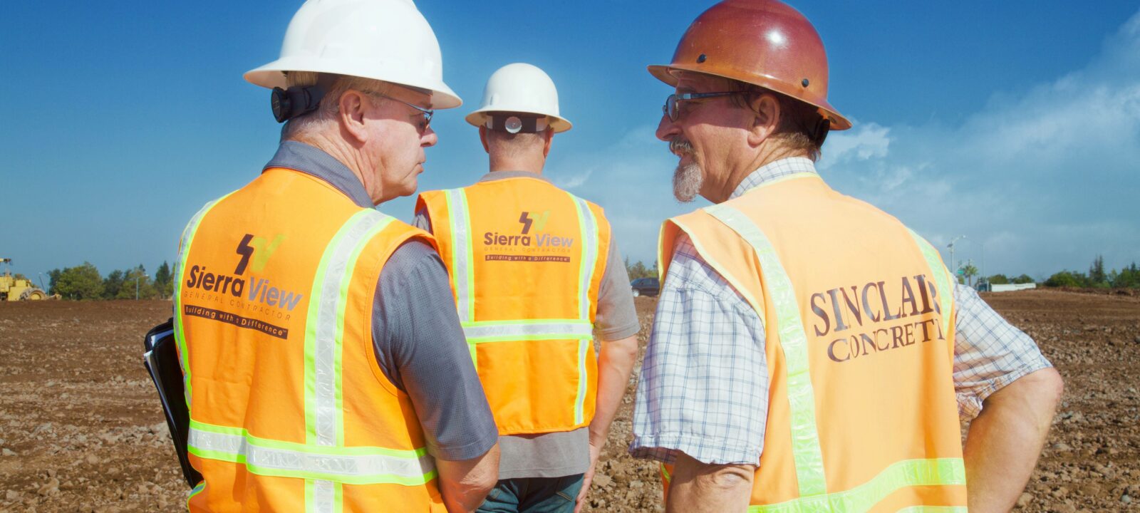 Group of workers in field