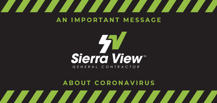 Sierra View’s message about Coronavirus